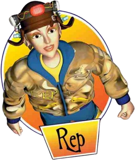 3D render of Rep