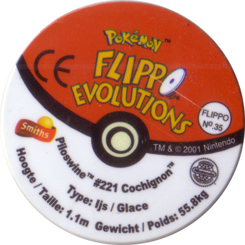 A bilingual Pokémon Flippo back
