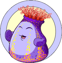 A Maraquan Chia, with the classic pet circle
