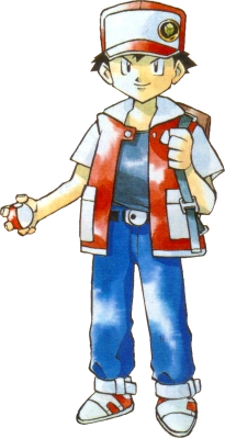 Red, as illustrated by Sugimori