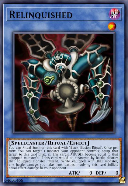 A card depicting a one-eyed demonic entity.